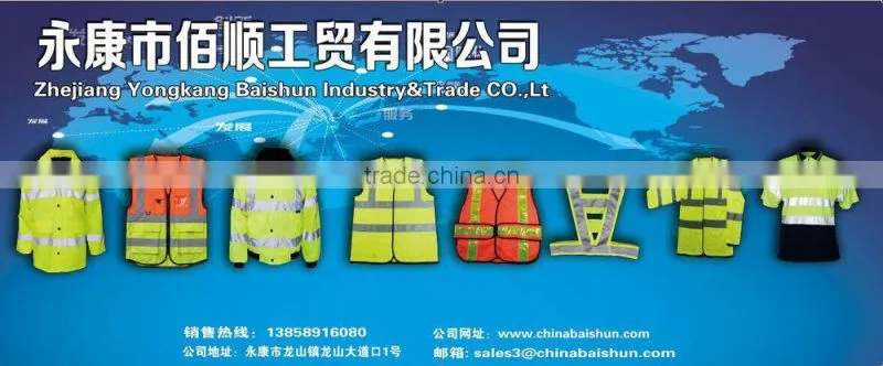 The real shoot fashion style safety vest with black edge