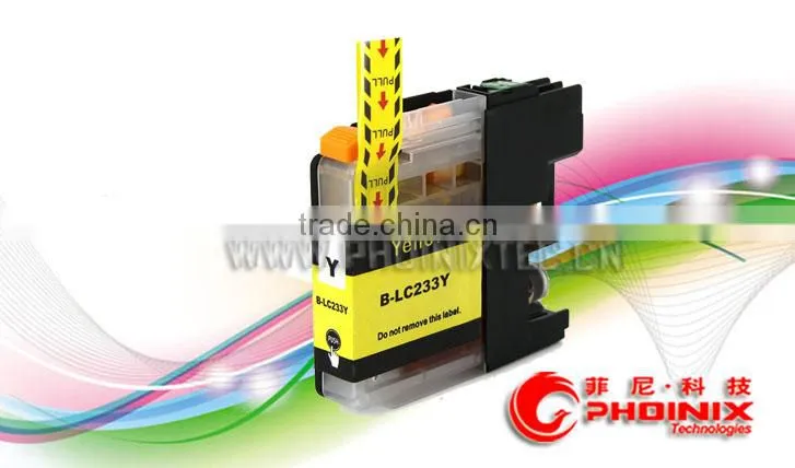 Compatible brother LC233 printer inkjet cartridge with chip For MFC-J4620DW/J5720DW/J5320DW/DCP-J4120DW