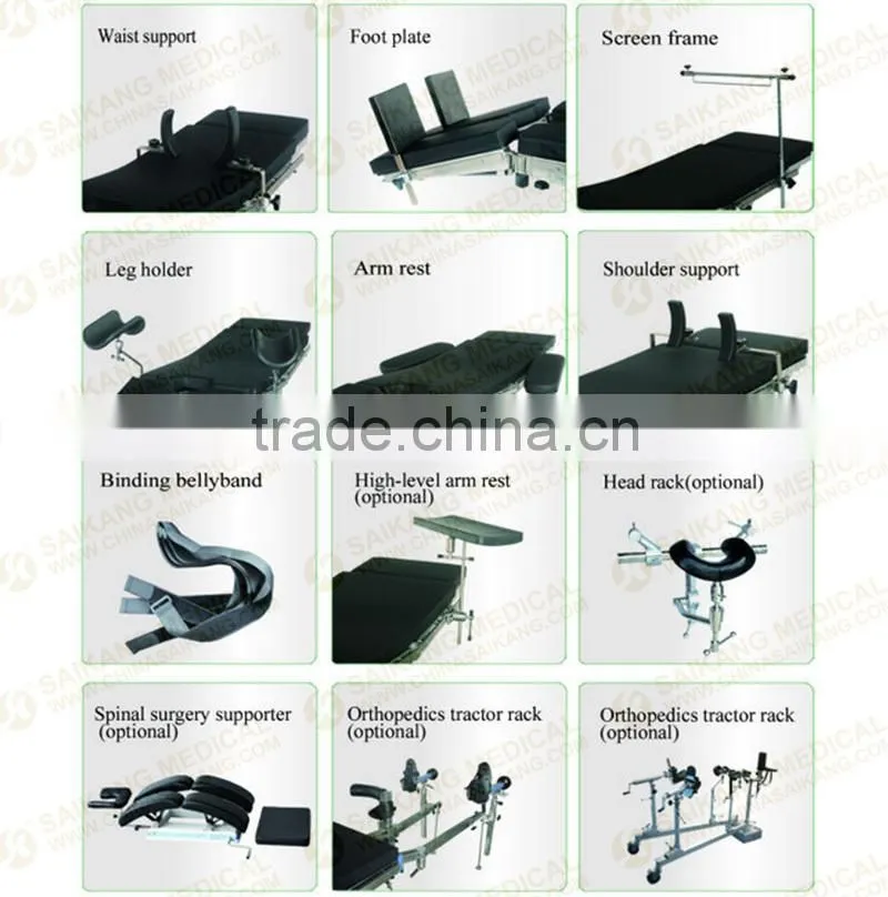 Easy Operated Operating Table, Electric Operating Table, Surgical Operating Table