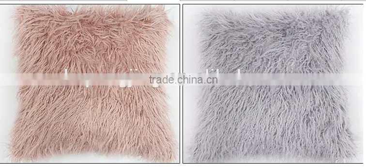 selling 100% Genuine tibet lamb fur cushion cover in high quality