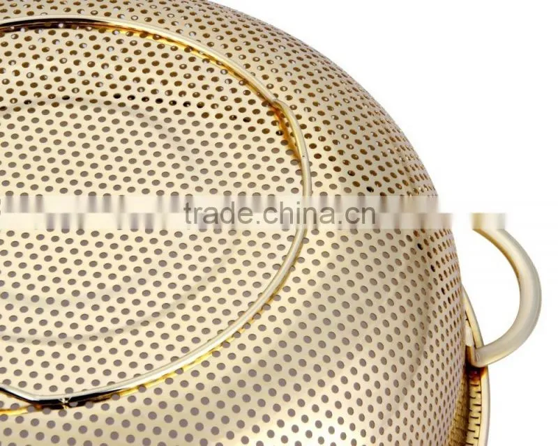 2015 stackable stainless steel woven fruit basket with lid