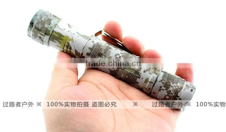 Goread Four-color camouflage bend head LED mini flashlight