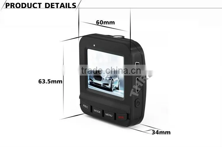 New release mini DVR 1080P Ambarella A2S60+MI5100 Double card true hd black box dvr