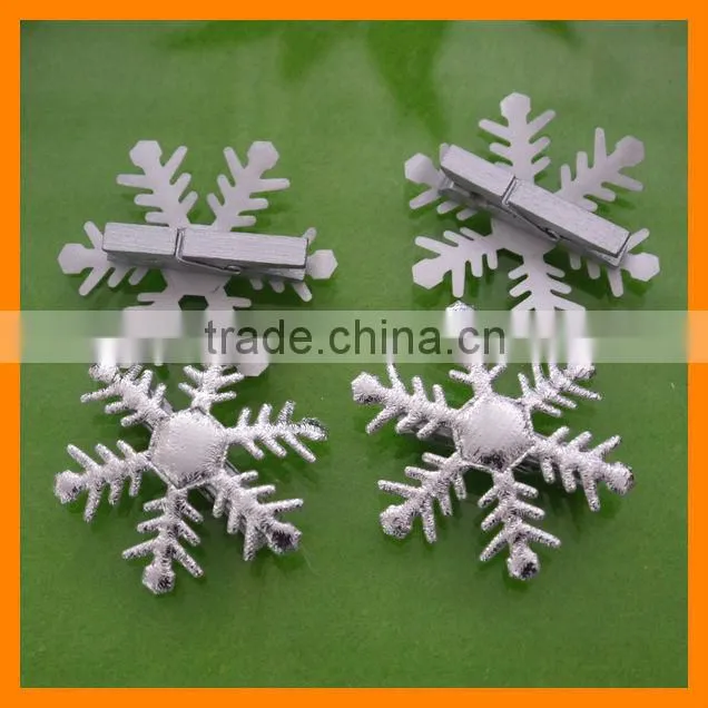 25mm Wooden Butterfly Clip Decoration