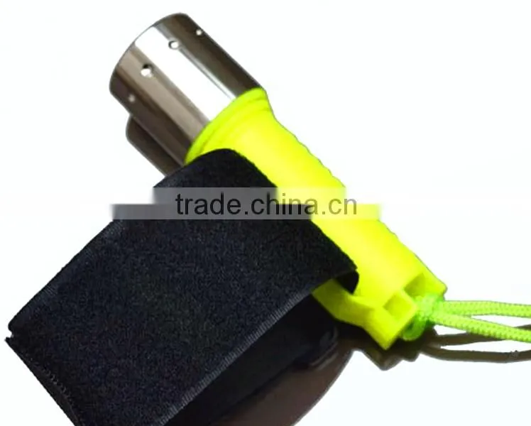 Factory Supply High Power ABS Waterproof 10w Xml T6 Led Diving Flashlight With 1*18650 Battery