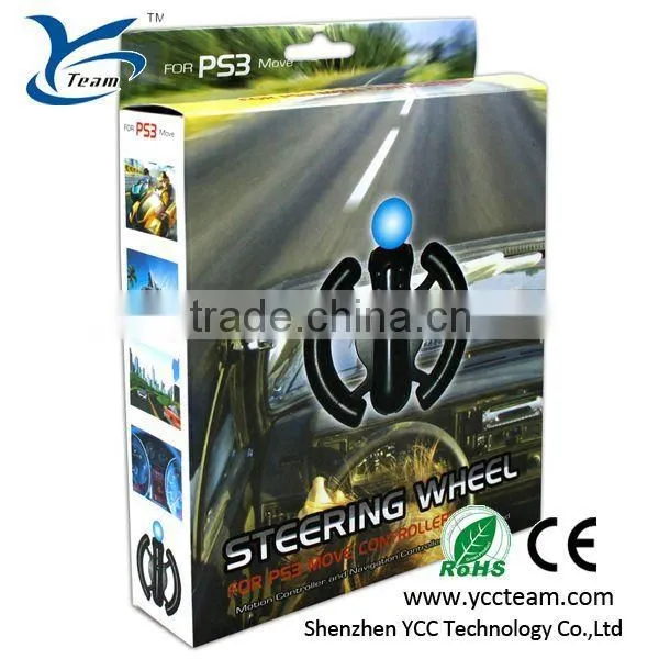 HOT game accessories for ps3 move steering wheel