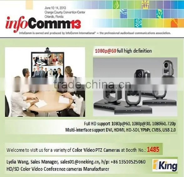 High definition 360 degrees pan video conference camera