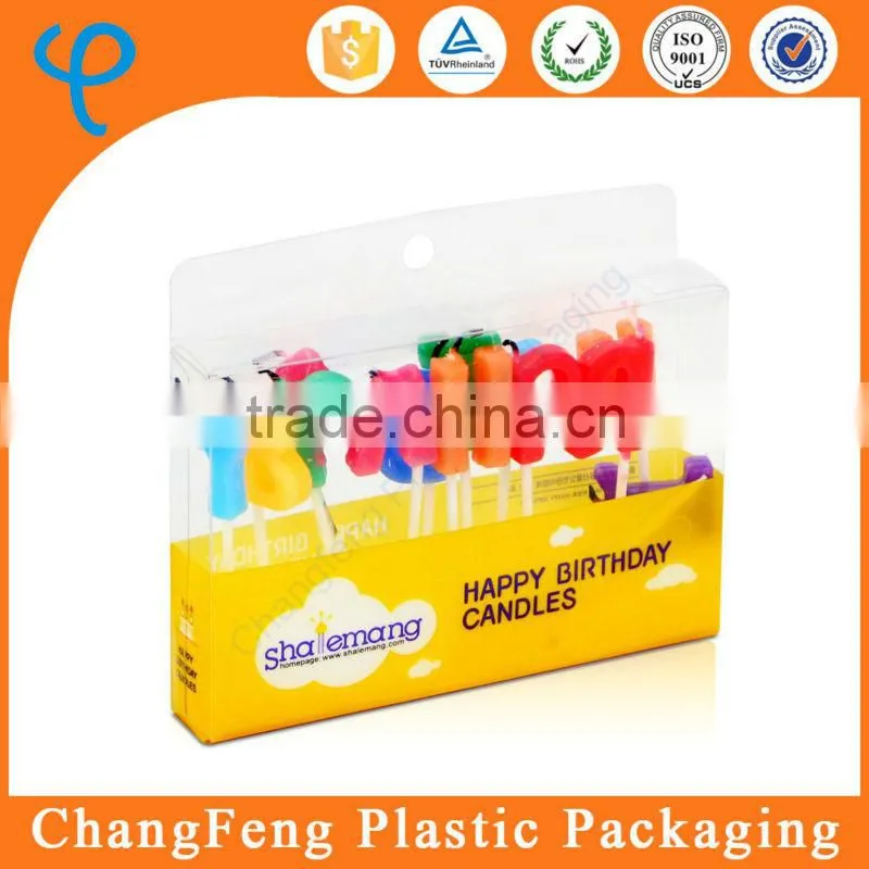 Customized PVC Clear Plastic Character Candle Box