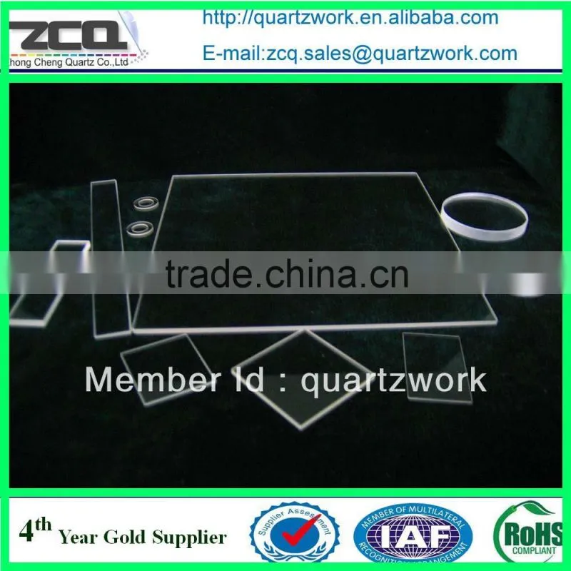 Ultra-small ultra-thin diameter 1mm quartz plate