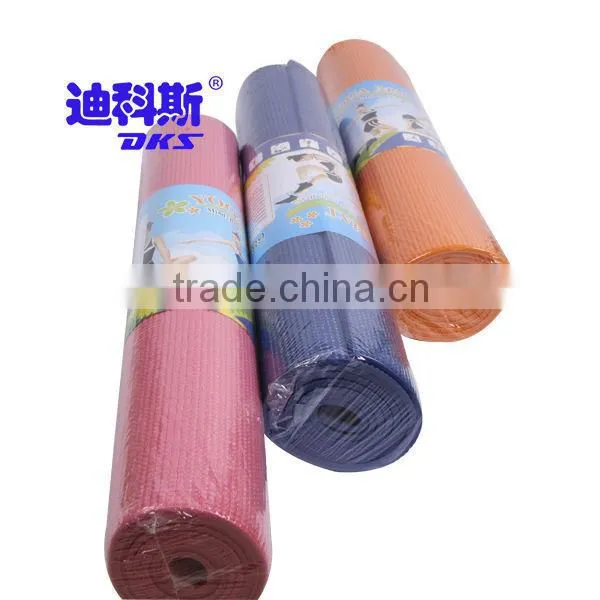 PVC Purple Yoga Mats Shrink Packing Bulk Sale