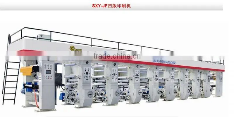 High-speed aluminum foil rotogravure printing machine