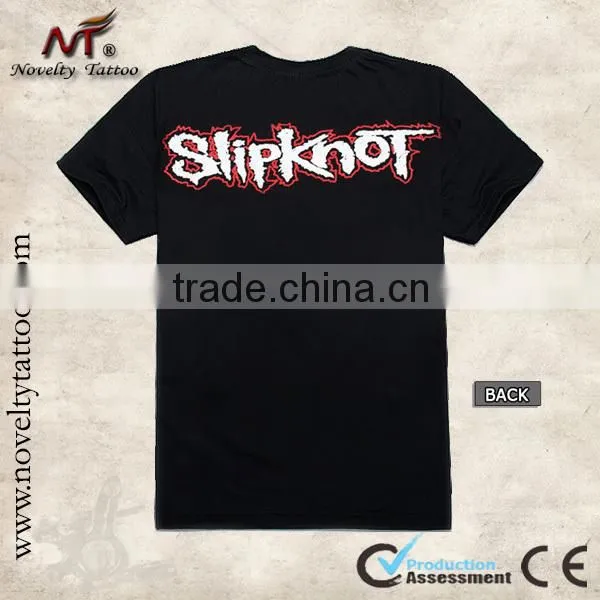 T100091 Skull Tattoo Design - Black Tattoo Tshirt