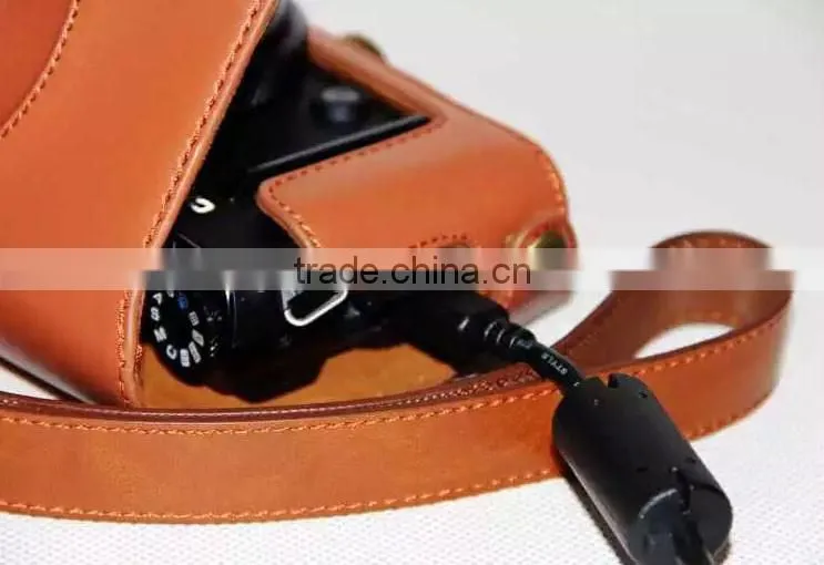 Vintage PU leather Camara Bag / Camera Handbag for lady ,leather camera bag