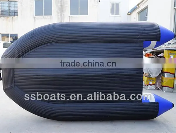 2014 beautiful aluminum bottom inflatable fishing boat