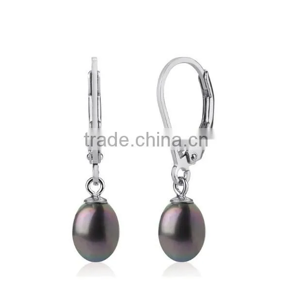 Sterling Silver Cultured Freshwater Pearls Jewelry Earrings