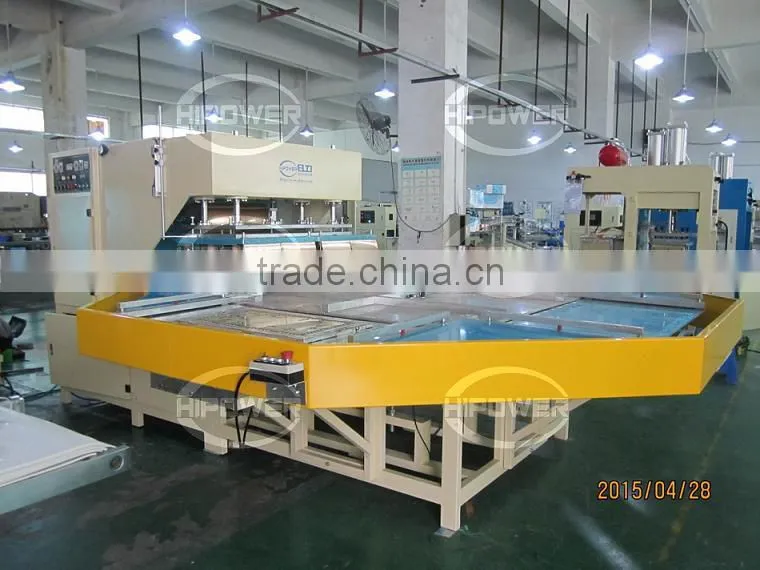Radio frequency welding and cutting machine for plastic PVC keychain