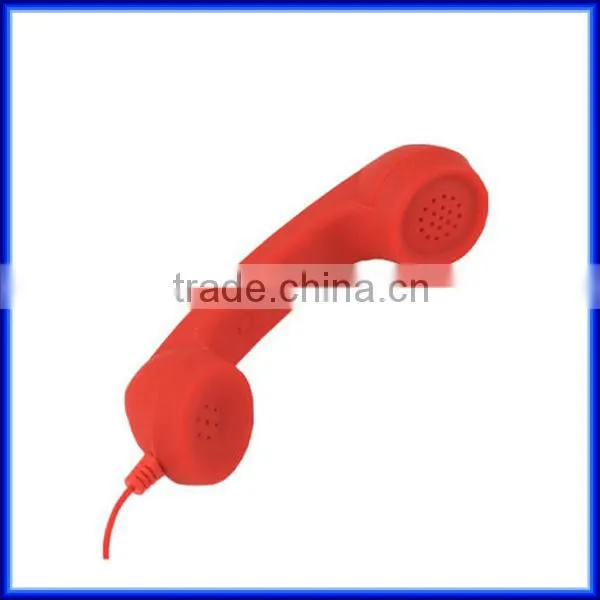 Hot selling mobile phone handset for iphone, Innovative Anti-Radiation plastic Bluetooth retro mobile/cell phone handset