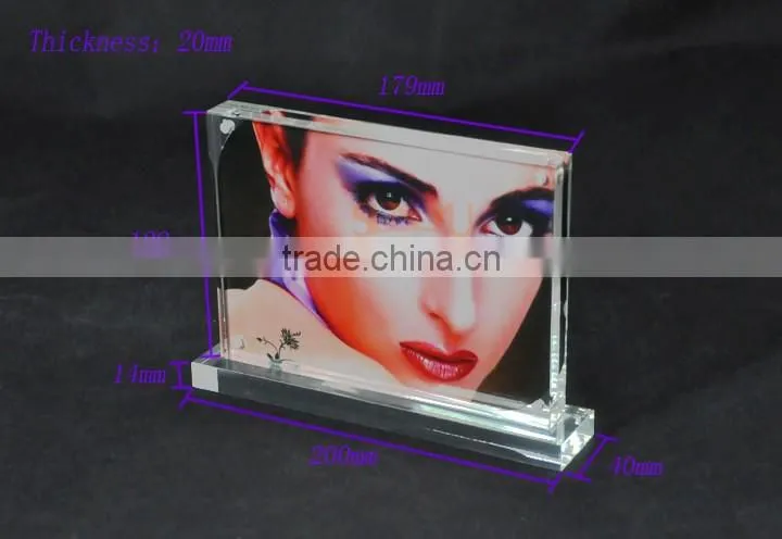 Customized perspex photo frame,DIY acrylic magnetic photo frames,lucite photo frame with fast delivery