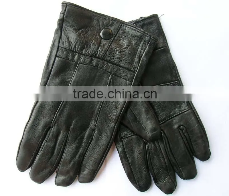 men leather gloves LG-09