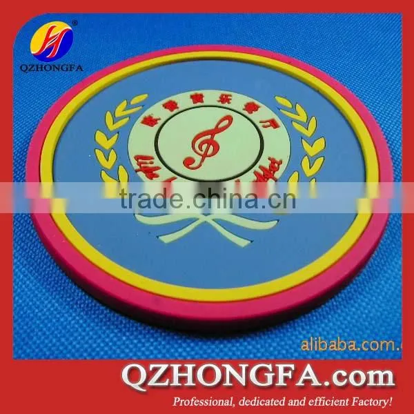 pvc rubber custom placemats and coasters rubber