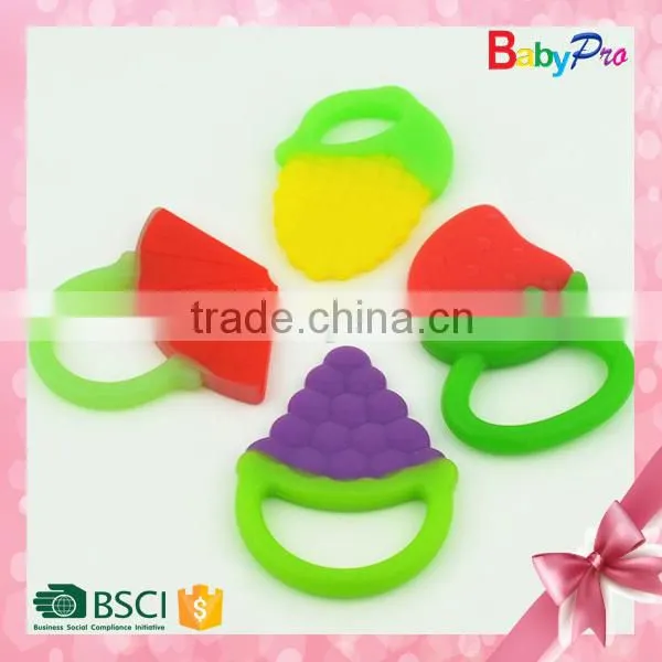 2015 New Silicone Baby Teether Made in China