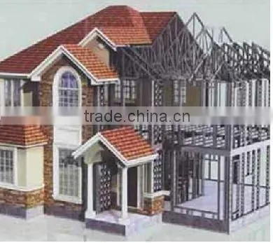 Prefab Villa Building/House/Cattage/Hotel/Restaurant with Flat Roof