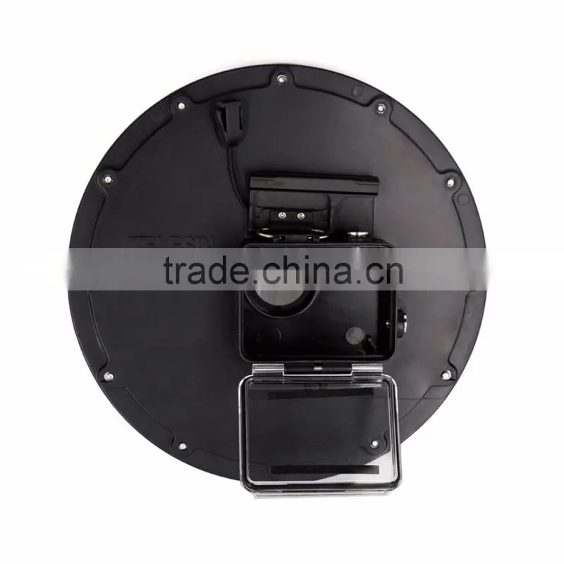 New arrival Telesin brand ABS-Plasctic professional waterproof dome port for Go pro action camera Hero4&3+