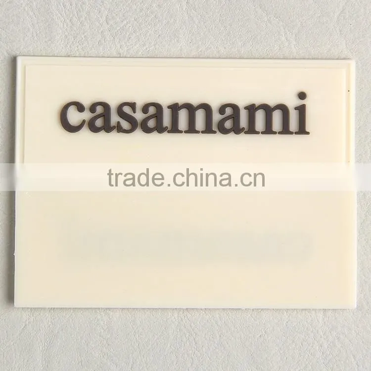 Professional factory cheap price custom make rubber luggage label