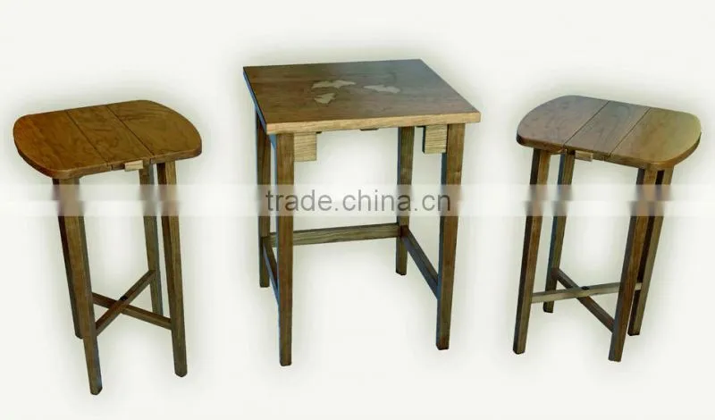 CFF08110 Classic folding nest tables,stacking side tables