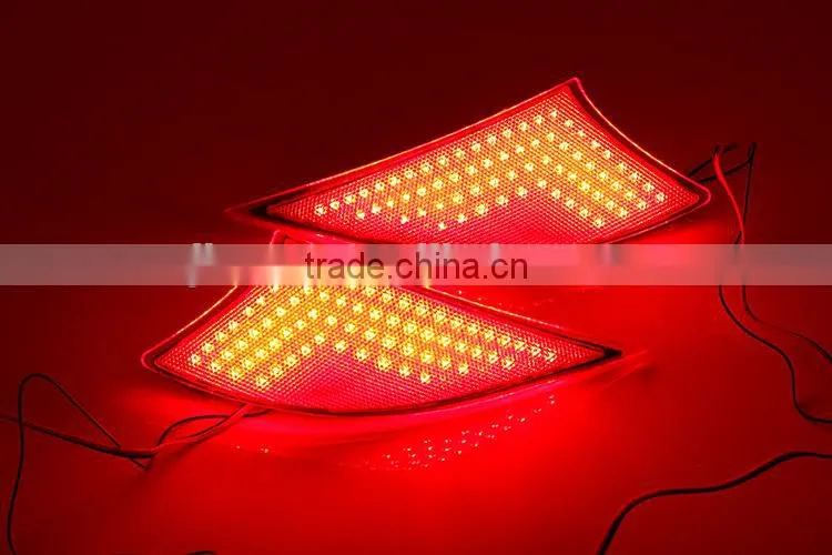 New High Power Red Tail Light Car Accessories 12V Led Waterproof Rear Bumper Lights for Lexus IS
