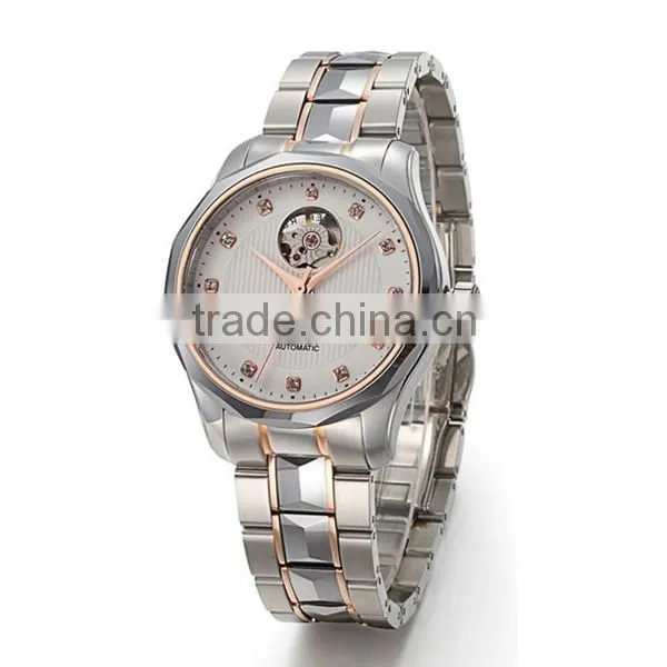 5ATM Mens Sapphire Crystal Automatic Mechanical Watch