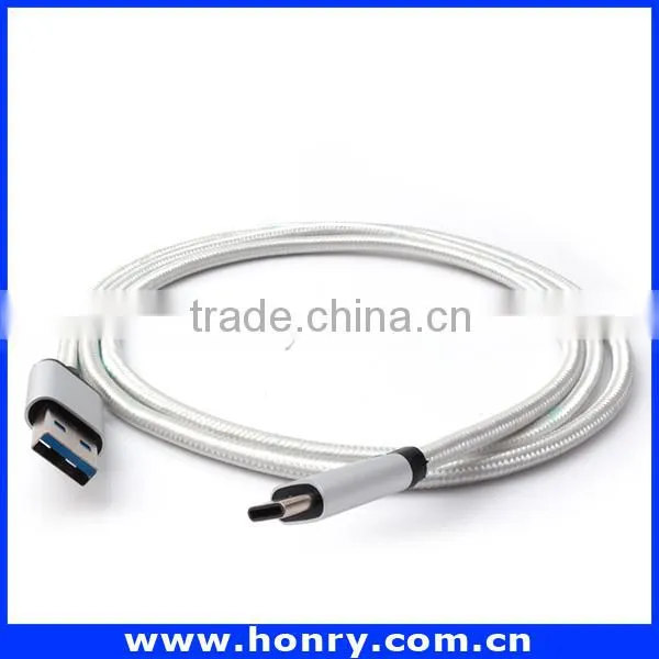 New Trend High Speed Braided USB 3.1 Type C to USB 3.0 a Male USB Date Sync Charger Cable