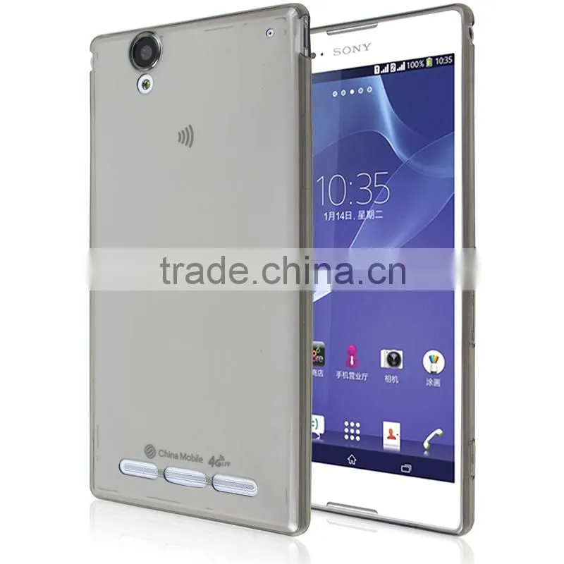 ultra-thin TPU cases back cover case for sony Xperia G T3 hard back cover case