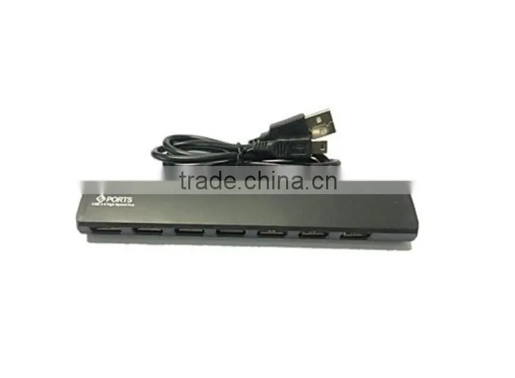 Multi USB 2.0 HUB,Harmonica Shaped USB 2.0 7 Port USB Hub