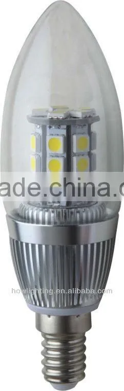 2013 New product 3W LED E14 220V Bulb with 5050SMD