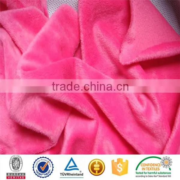 plain dyed ef velboa minky silky plush fabric