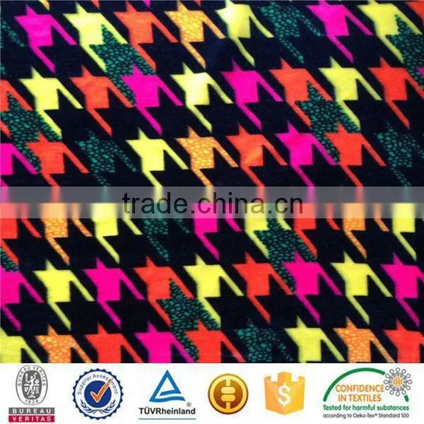 Indian Tricot Polyester Spandex Leggings Fabric For Fashion Women Wholesale