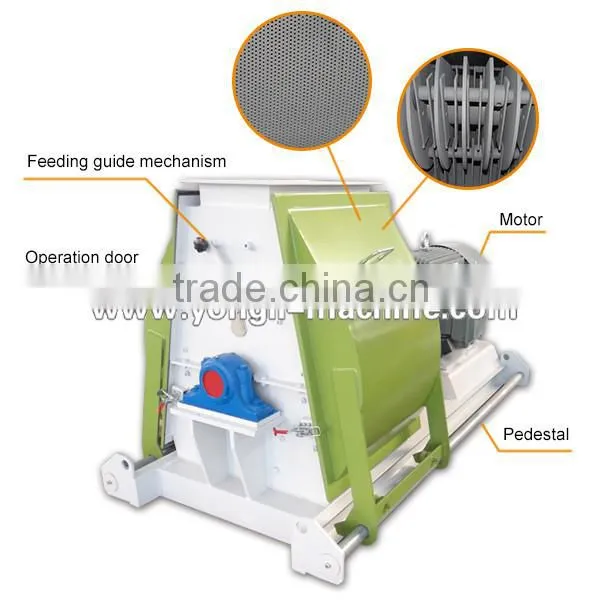 Customized bamboo dust hammer mill with great price