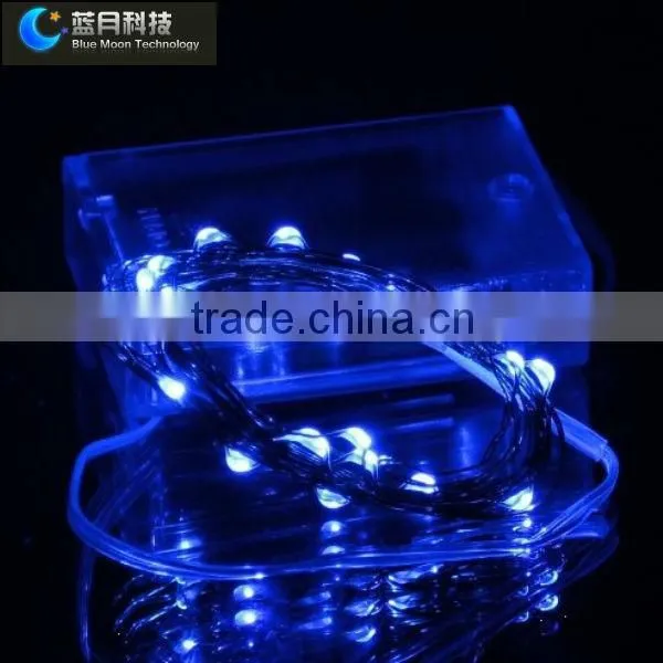 2M 20L battery operated ribbon string lights