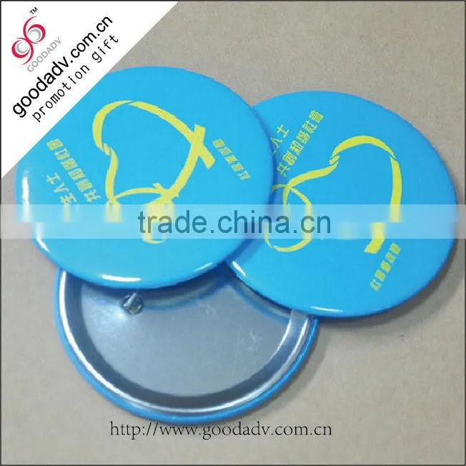 Made in china guangzhou factory manufacture selling irregular tin badge