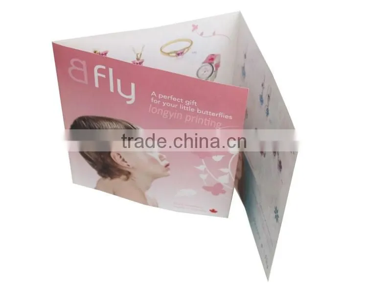 Cheap advertising flyer, leaflet, folding printing
