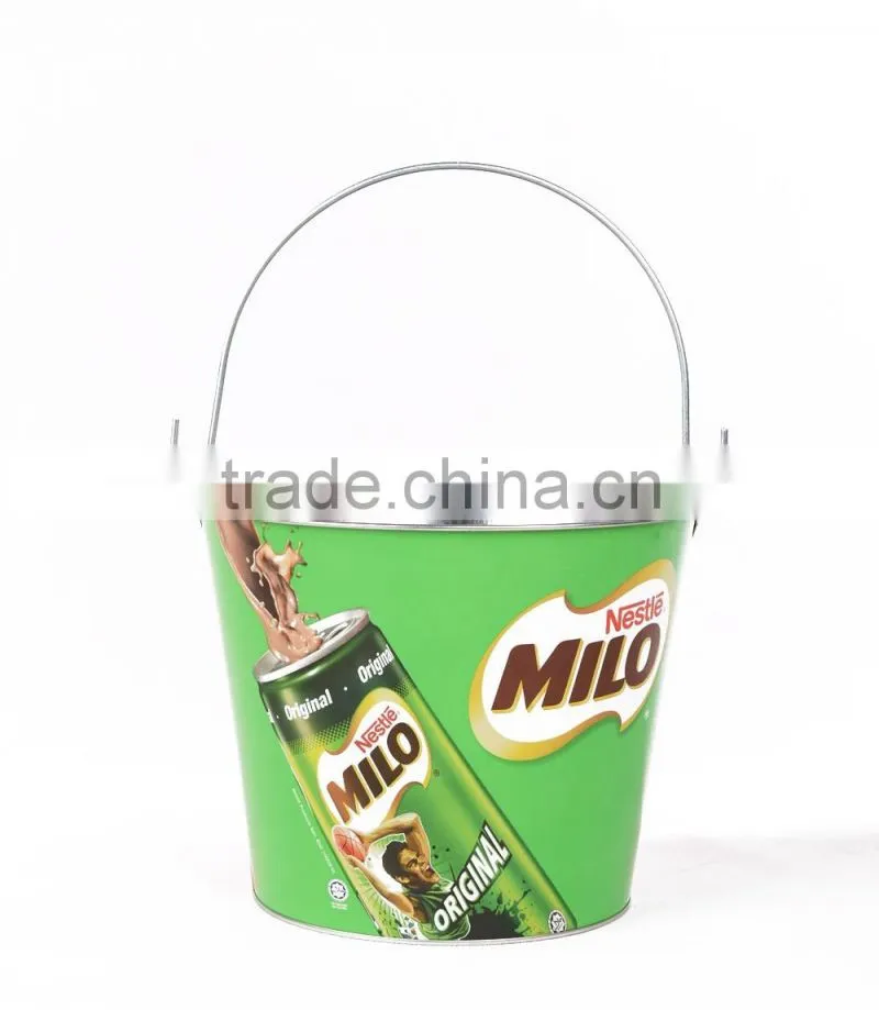 Hight quality Metal tin ice bucket tin beer bucket