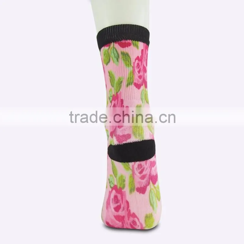 fashion custom design sublimation socks men fancy dress socks 3D print 360 degree seamless socks