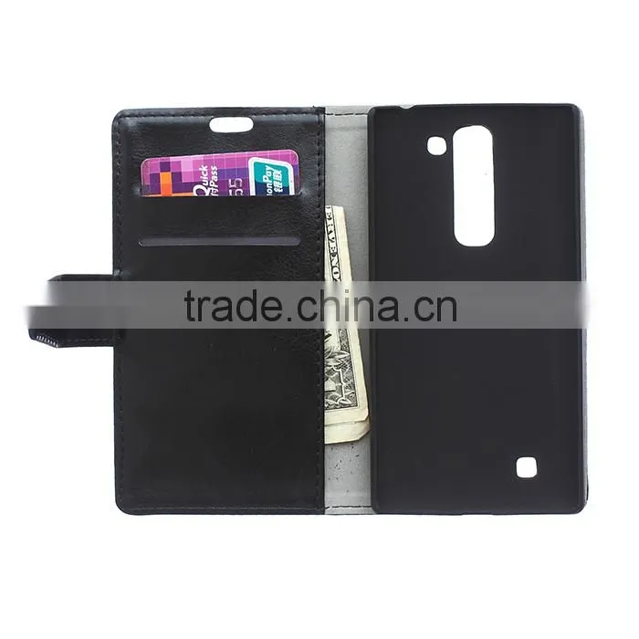 Wholesale Flip Cover Leather Case For LG AKA F520 ,For LG AKA F520 Book Cover Stand Case