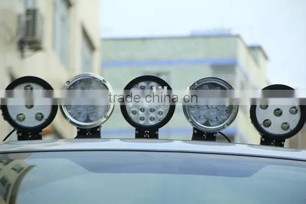 7inch round 12v 90w led driving light for automotive off road use