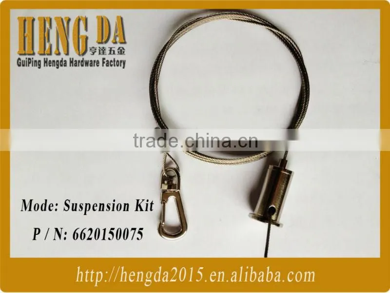 LED light hanging kits wire rope /ceiling system