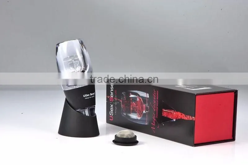 Hour glass shaped Magic Decanter Essential Red Wine Aerator