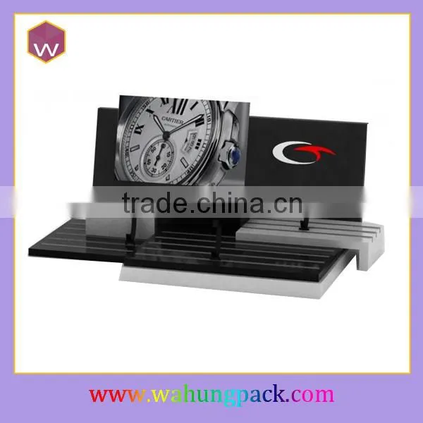 Luxurious Wooden Watch Display /Custom Made Watch Strap Display Box Counter