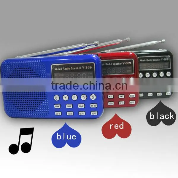 Mini Music Cube Speaker with LED light