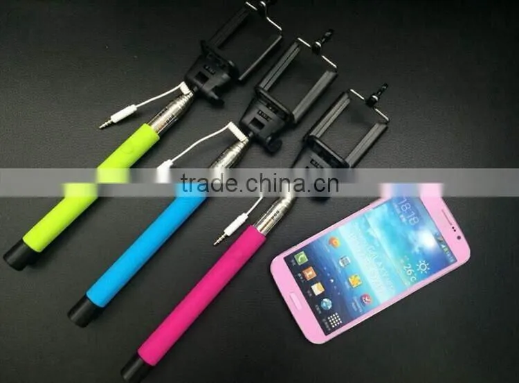 2015 Hot Selling Small Size Wired Selfie Stick